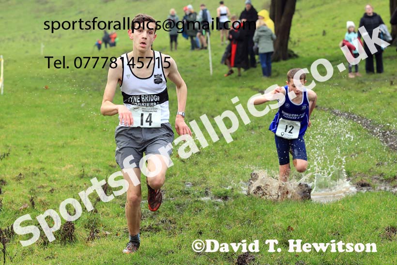 Boys under-15s 2023 NECAA Cross Country Relays, Thornley Hall Farm, Peterlee, County Durham. Photo: David T. Hewitson/Sports for All Pics